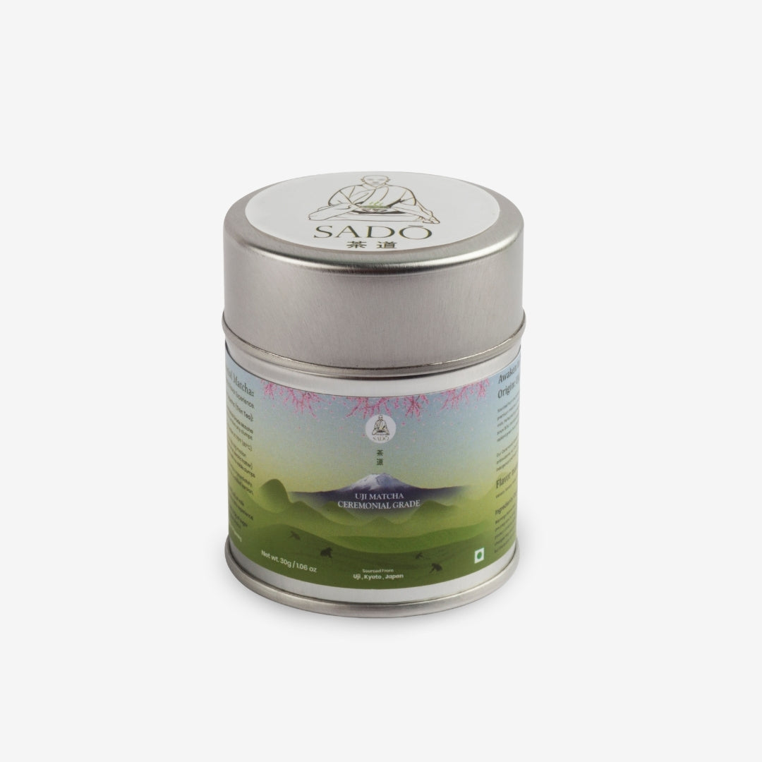 SADŌ Uji first harvest Matcha - 30g (Tin)