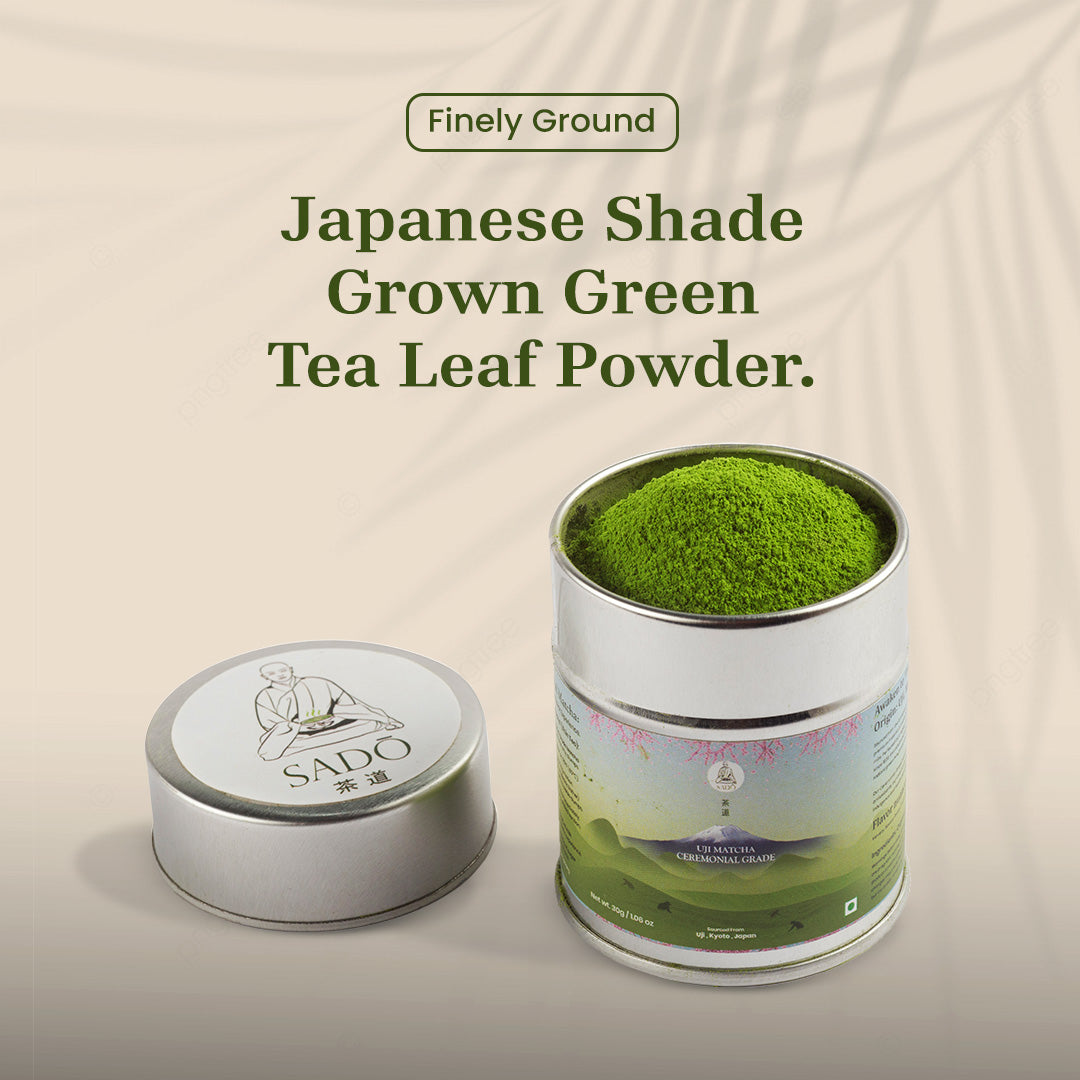 SADŌ Uji first harvest Matcha - 30g (Tin)